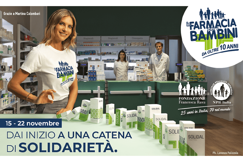 Dal 15 al 22 novembre torna In Farmacia per i Bambini